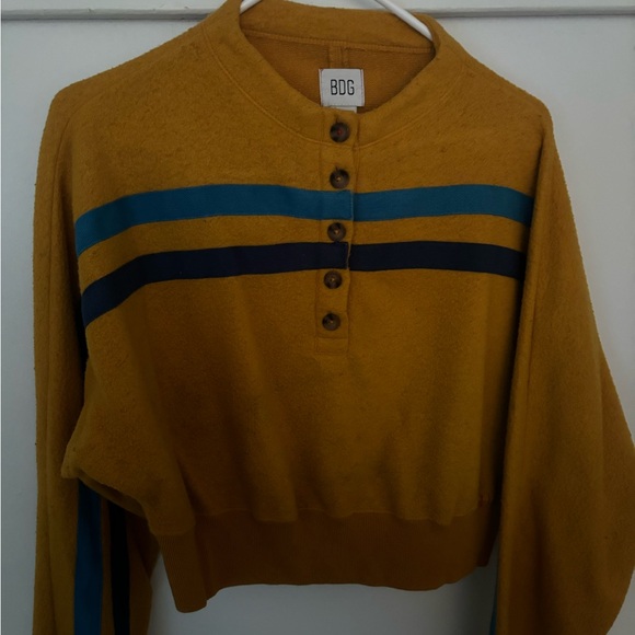 BDG Brooke Henley Sweatshirt - Picture 2 of 4